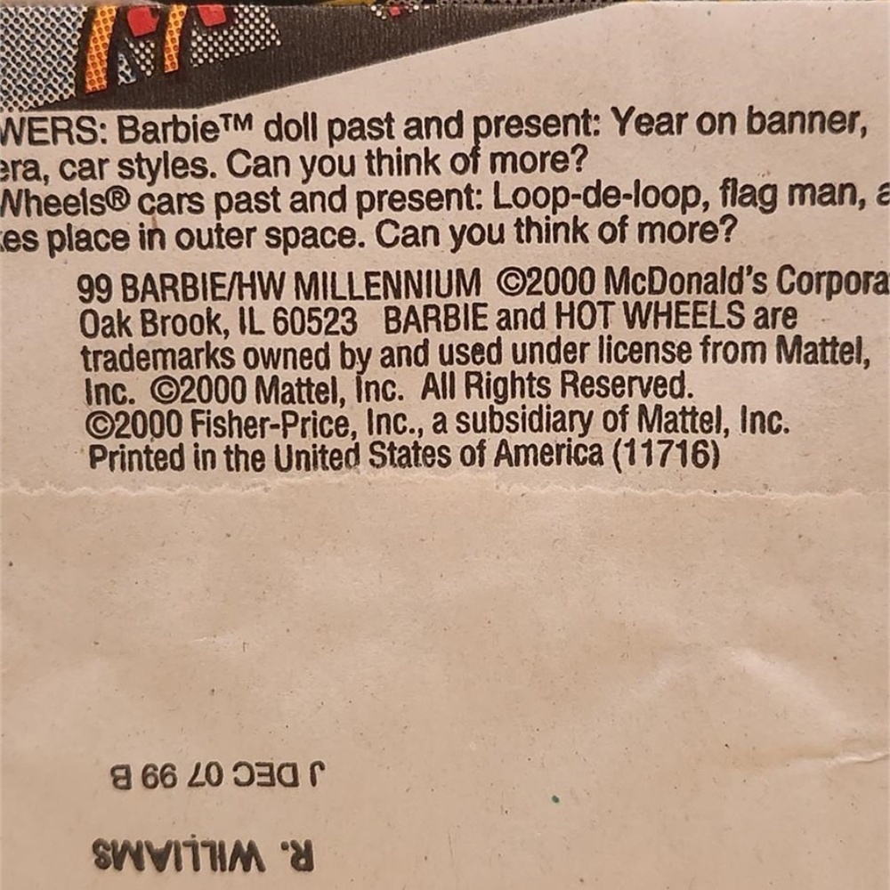 Vintage McDonald's Happy Meal Bags (7) - Picture 4 of 5